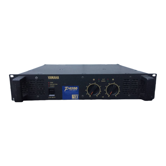 Yamaha P3200 Owner's Manual