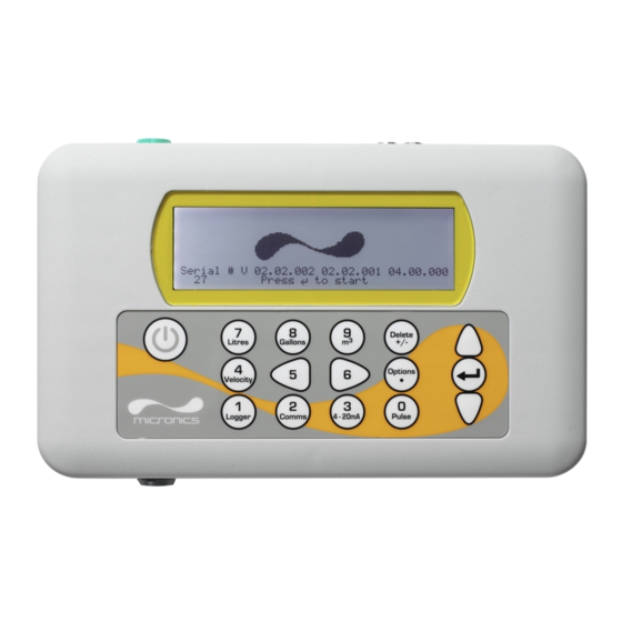 Micronics portaflow 220 User Manual