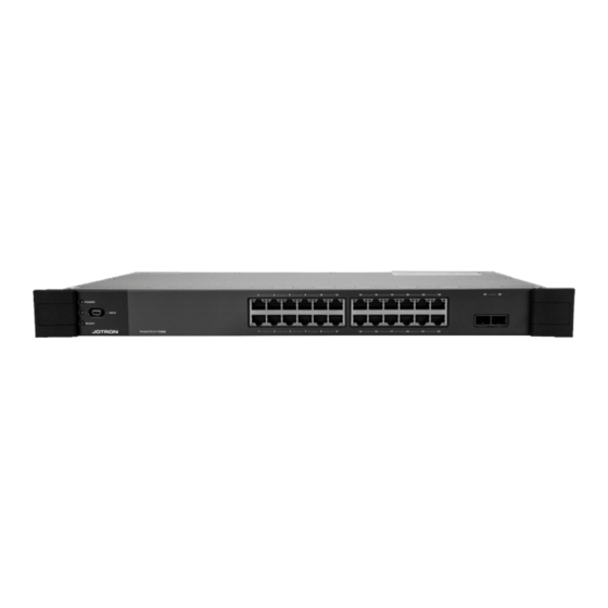 jotron Phontech 7200 PoE Ethernet Switch Manuals