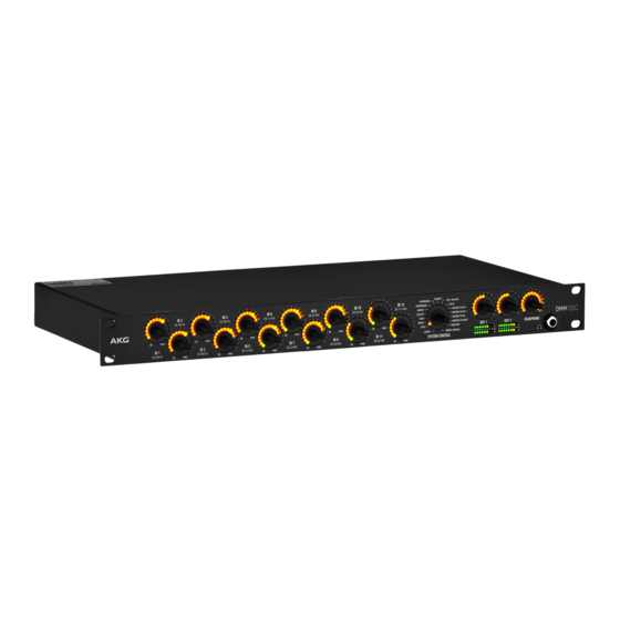 Harman AKG DMM12 Quick Start Manual