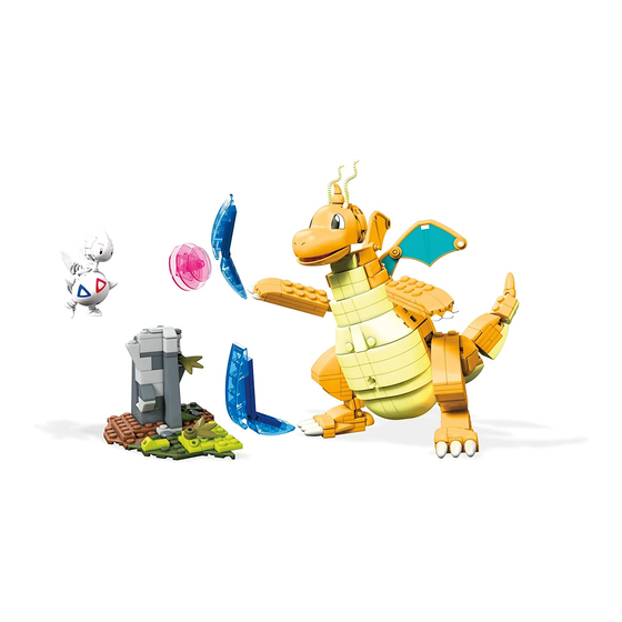 Mega Construx POKEMON Dragonite vs. Togetic Challenge FVK75 Manual