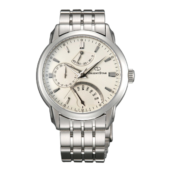 ORIENT STAR SDE00002W0 Manual