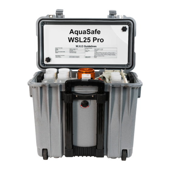 Aquasafe WSL25 Pro Instruction Manual