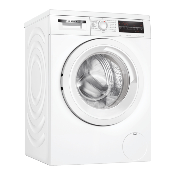 Bosch WUU24T73ES User Manual And Installation Instruction