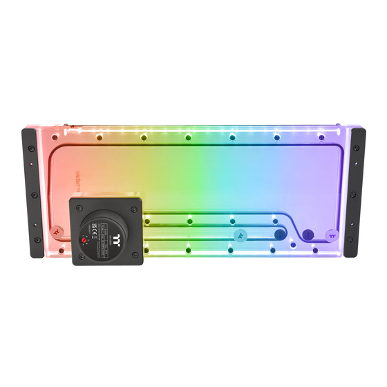 Thermaltake Pacific Ultra Core P6 DP-D5 Plus Quick Start Manual