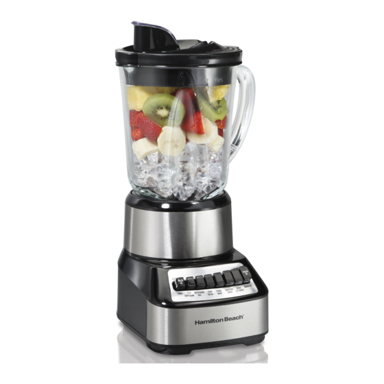 User Manuals: Hamilton Beach 54221 Function Blender