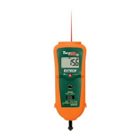 Extech Instruments RPM10 User Manual