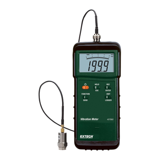 Extech Instruments 407860 User Manual