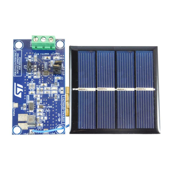 ST STEVAL-ISV012V1 Manuals