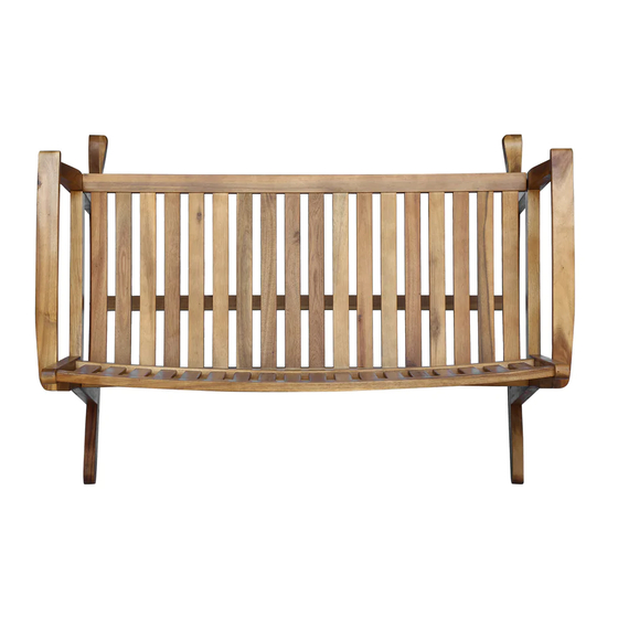 Noble House Home Furnishings ROCKING LOVESEAT Assembly Instructions Manual