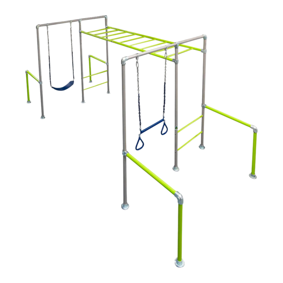 FUNKY MONKEY BARS THE ORANGUTAN Assembly Instructions Manual