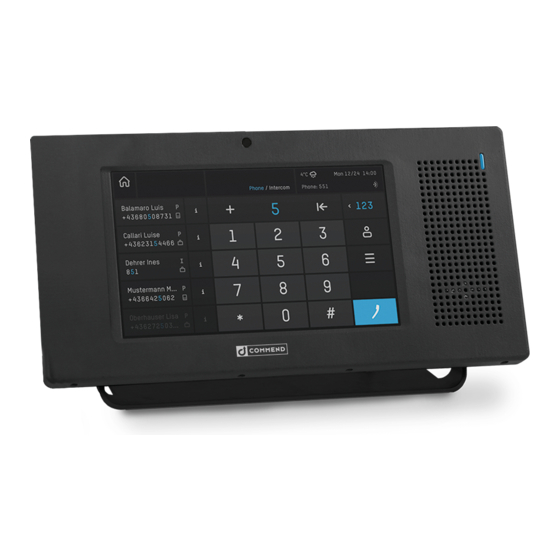 Commend Duetto EE 980 Product Manual