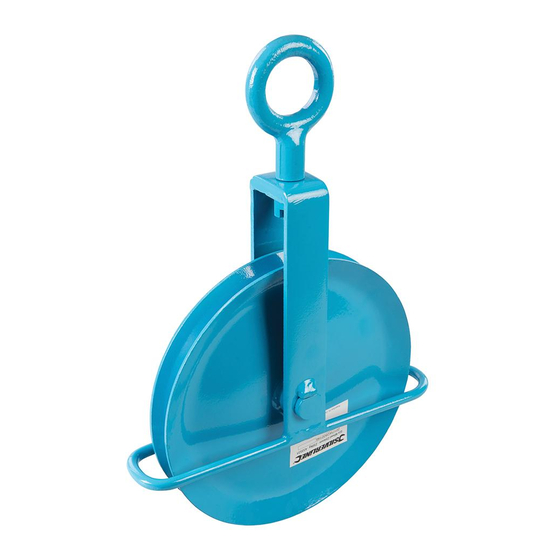 Silverline Gin Wheel 254mm Manual