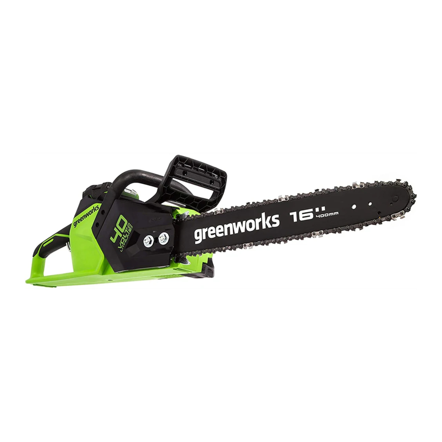 GreenWorks GD40CS18, CSF404 Manual