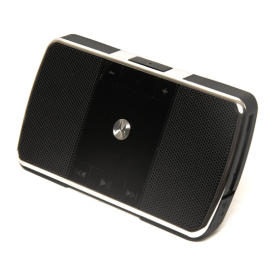 Motorola 89242N - EQ5 - Bluetooth hands-free Speakerphone Manuals