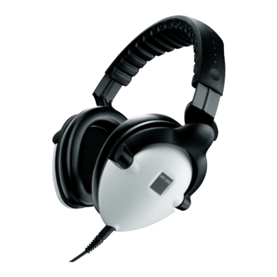 Sennheiser HD 200 Master Specifications