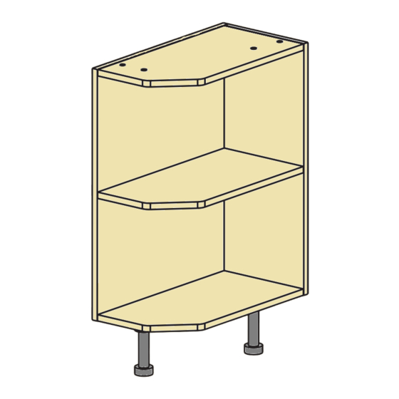 Norbord Shaped OPEN BASE Cabinets Assembly Manual