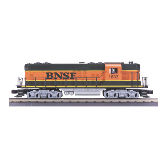 MTHTrains PREMIER GP-9 Diesel Engine Operating Instructions Manual