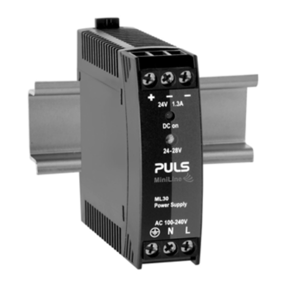 Puls MiniLine-2 ML3240FE-R52 Manual
