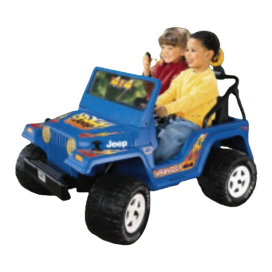 Fisher-Price POWER WHEELS Jeep Wrangler 78538 Manuals