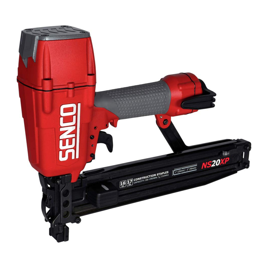 Senco NS20XP, NS20BXP - Construction Staplers Manual