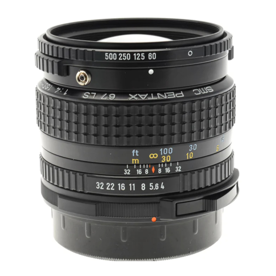 Pentax SMC 67 LS 165mm f/4 Manual
