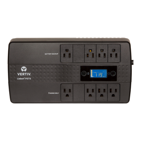 Vertiv Liebert PST5 Quick Installation Manual