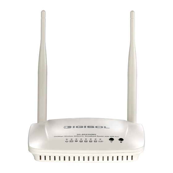 Digisol DG-BG4300NU/IS Faq