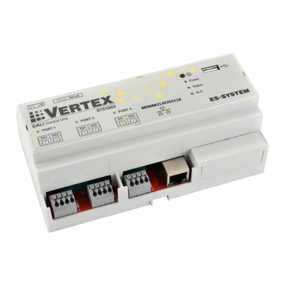 Glamox Vertex PN8100102 Operation And Maintenace Manual