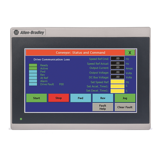 ROCKWELL AUTOMATION ALLEN BRADLEY PANELVIEW 800 USER MANUAL Pdf