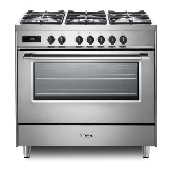 User Manuals: DeLonghi DEF1407S Dual Fuel Cooker