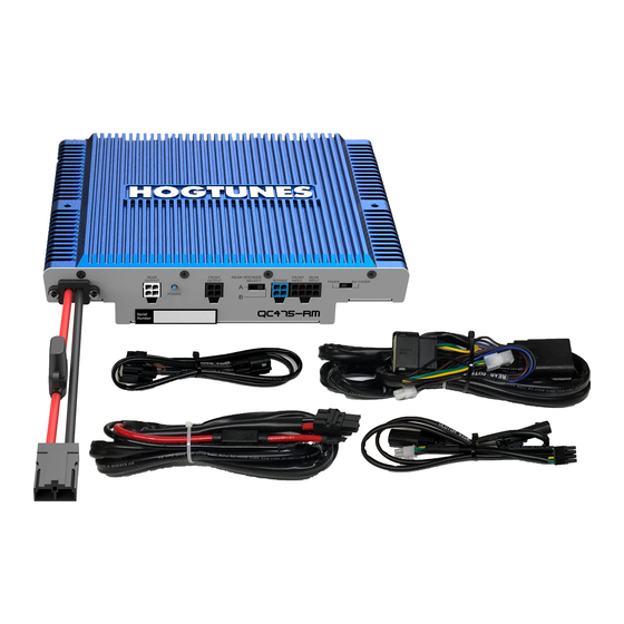 Hogtunes Quadcast QC475-RM Manuals