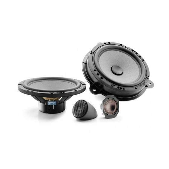 Focal IFR130-4 Car Audio Kit Manuals