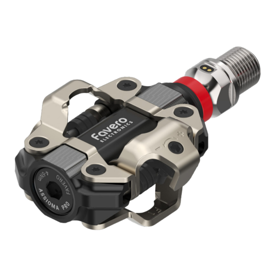 Favero ASSIOMA PRO MX User Manual