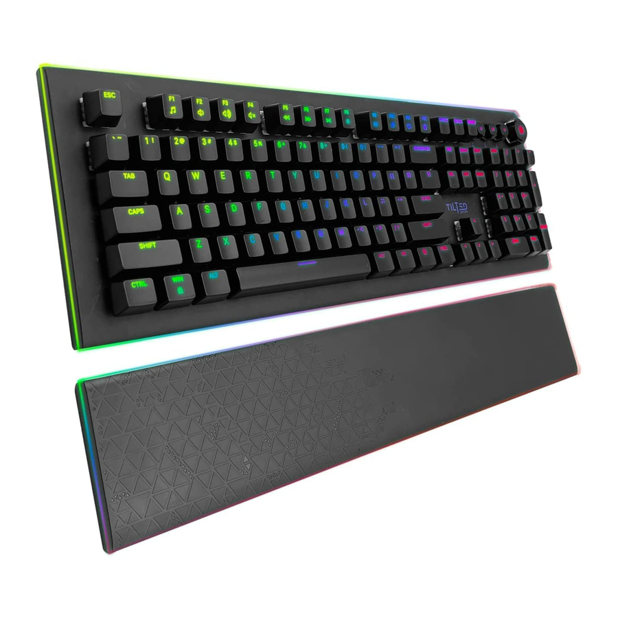 Tilted Nation TNVOID - RGB Mechanical Gaming Manual