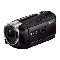 Sony Handycam HDR-CX405 Manuals | ManualsLib
