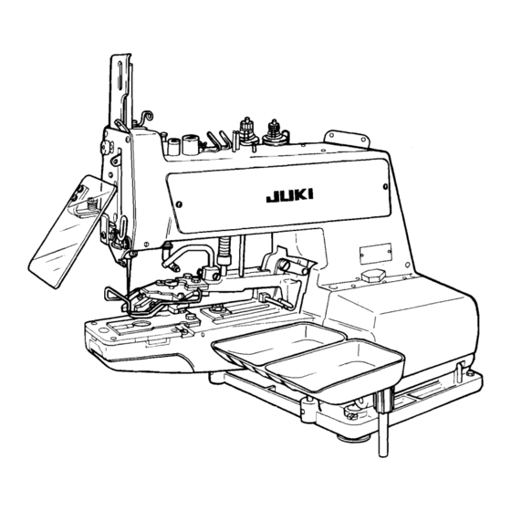 JUKI MB-372 Instruction Book