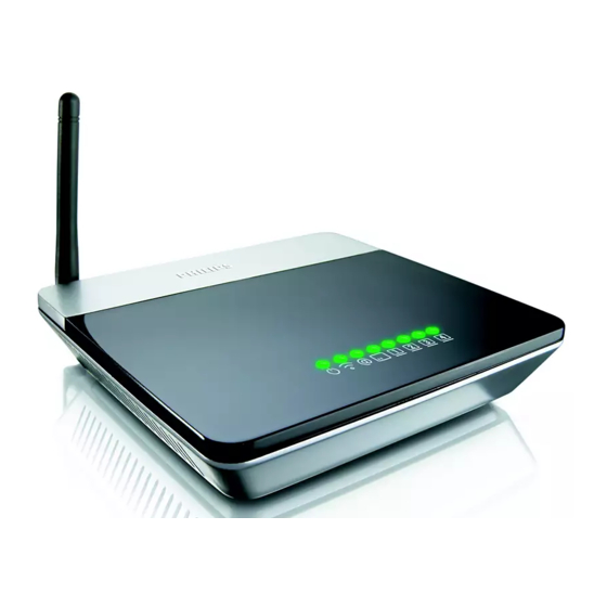 Philips Wireless Router SNB5600 Manuals