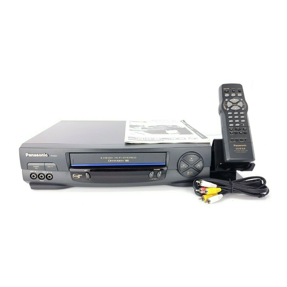 Panasonic Omnivision PV-9451 VCR Manuals