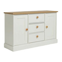 Argos Habitat Winchester 3+2 Sideboard 417/9906 Assembly Instructions Manual
