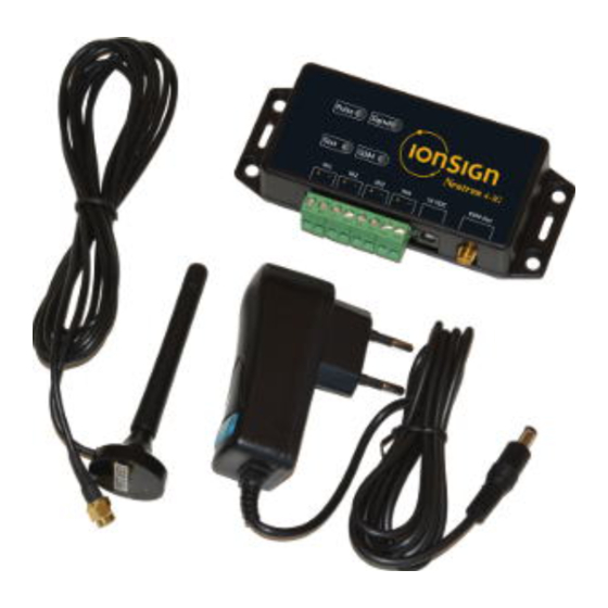 ionSign Neutron4-3G Quick Manual