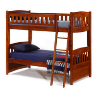 Night & Day Furniture Cinnamon Twin Bunk Bed Assembly Instructions Manual