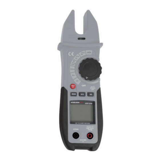 Steelman 60339 Heavy-Duty Clamp Meter Manuals