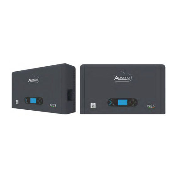 ZCS AZZURRO 1PH HYD6000-ZP1 User Manual