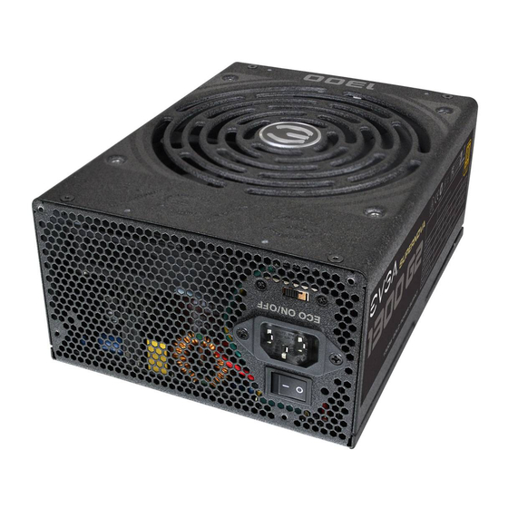 EVGA Supernova 1300 G2 User Manual