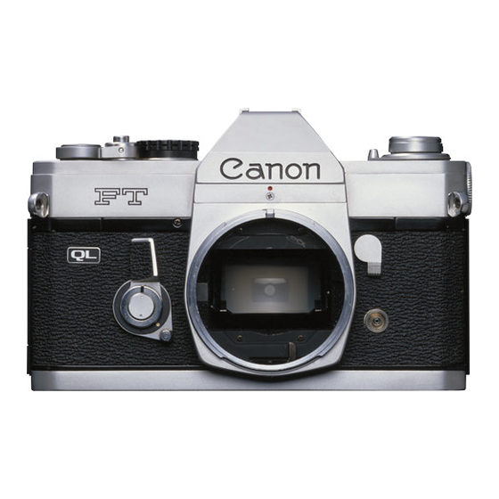 Canon FT QL Manuals