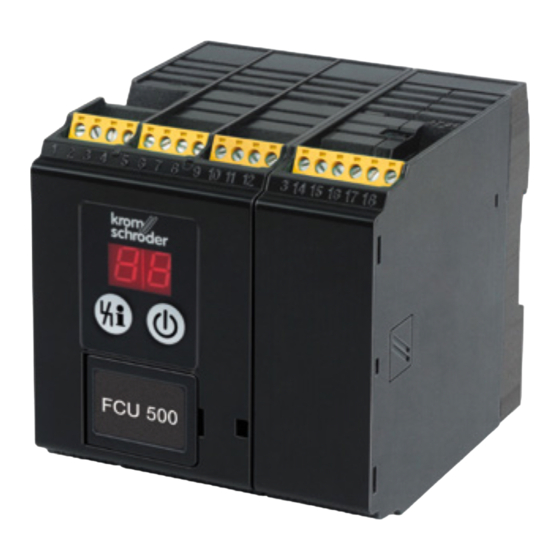 Kromschroder FCU 500 Technical Information