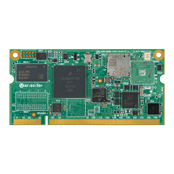 Variscite VAR-SOM-MX8M-NANO Quick Start Manual