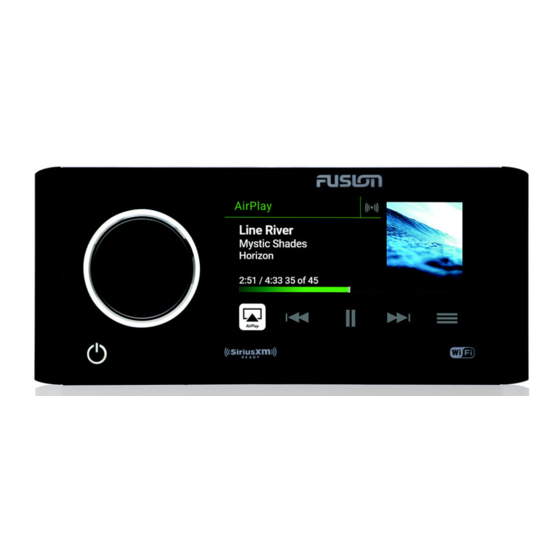 Fusion Apollo Series Manual
