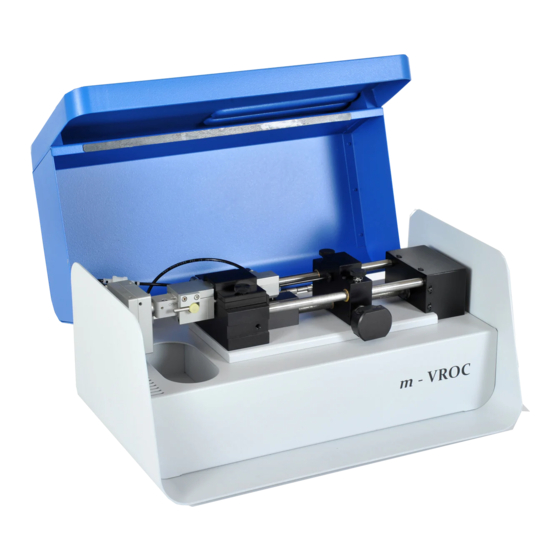 RHEOSENSE m-VROC Quick Start Manual